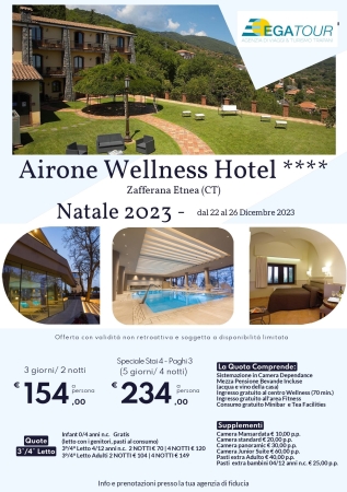 Airone Wellness Hotel Sicilia Festività
